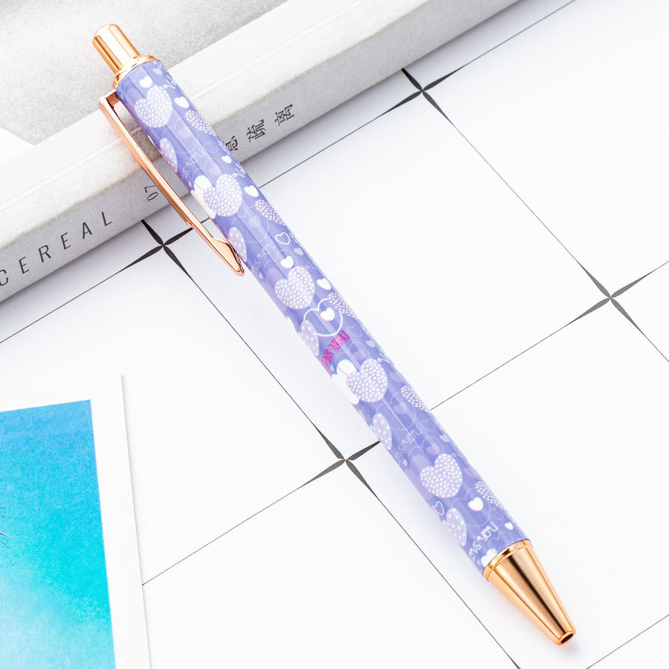 Wholesale of Valentine's Day Metal Action Pens